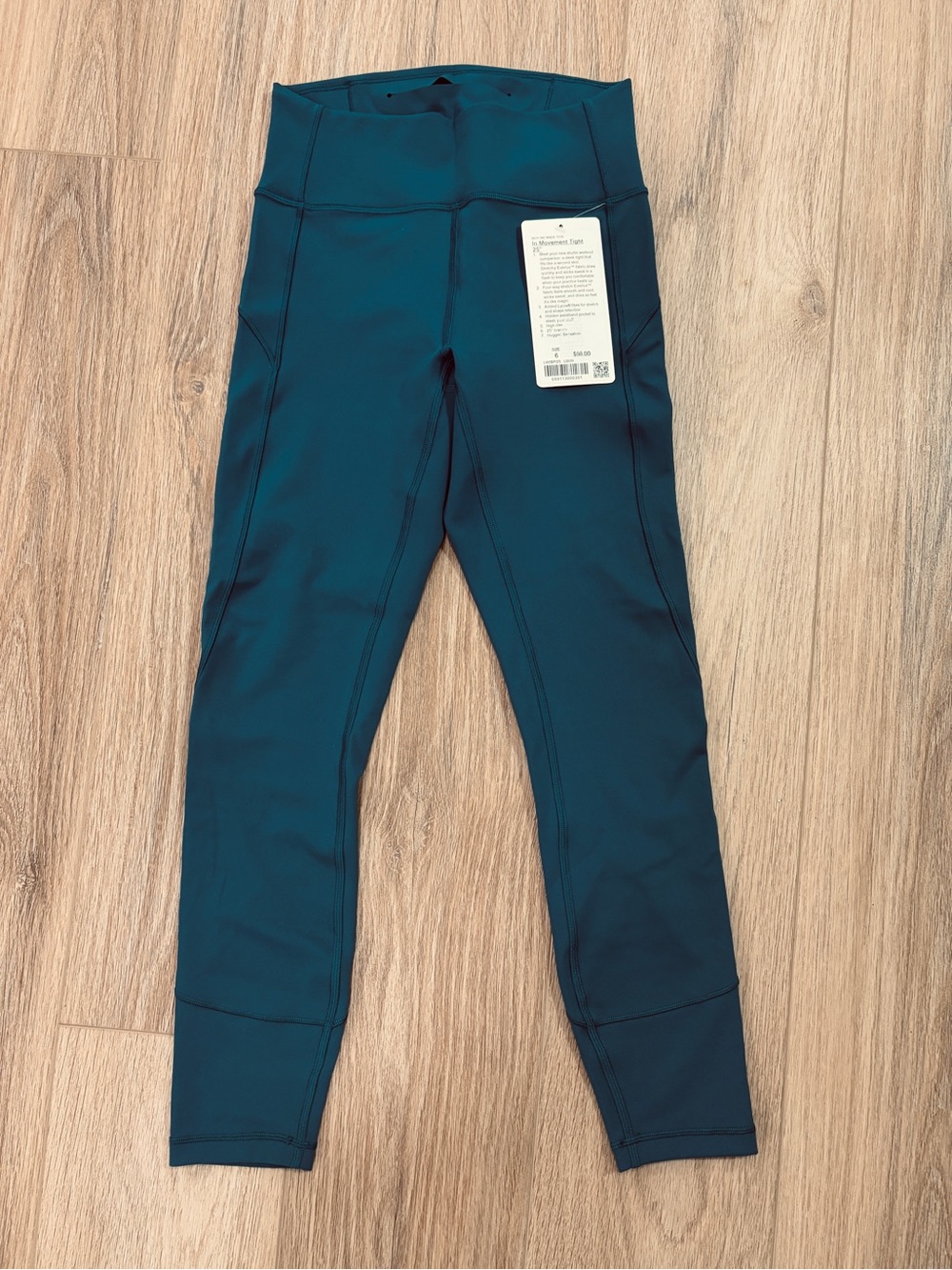 NWT Lululemon In Movement Tight 25” size 6